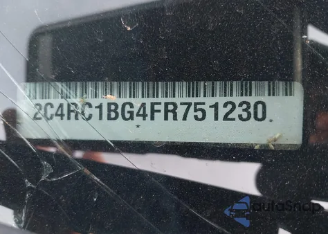 2015 Chrysler Town & Country Touring z USA, uszkodzony, nr VIN 2C4RC1BG4FR751230